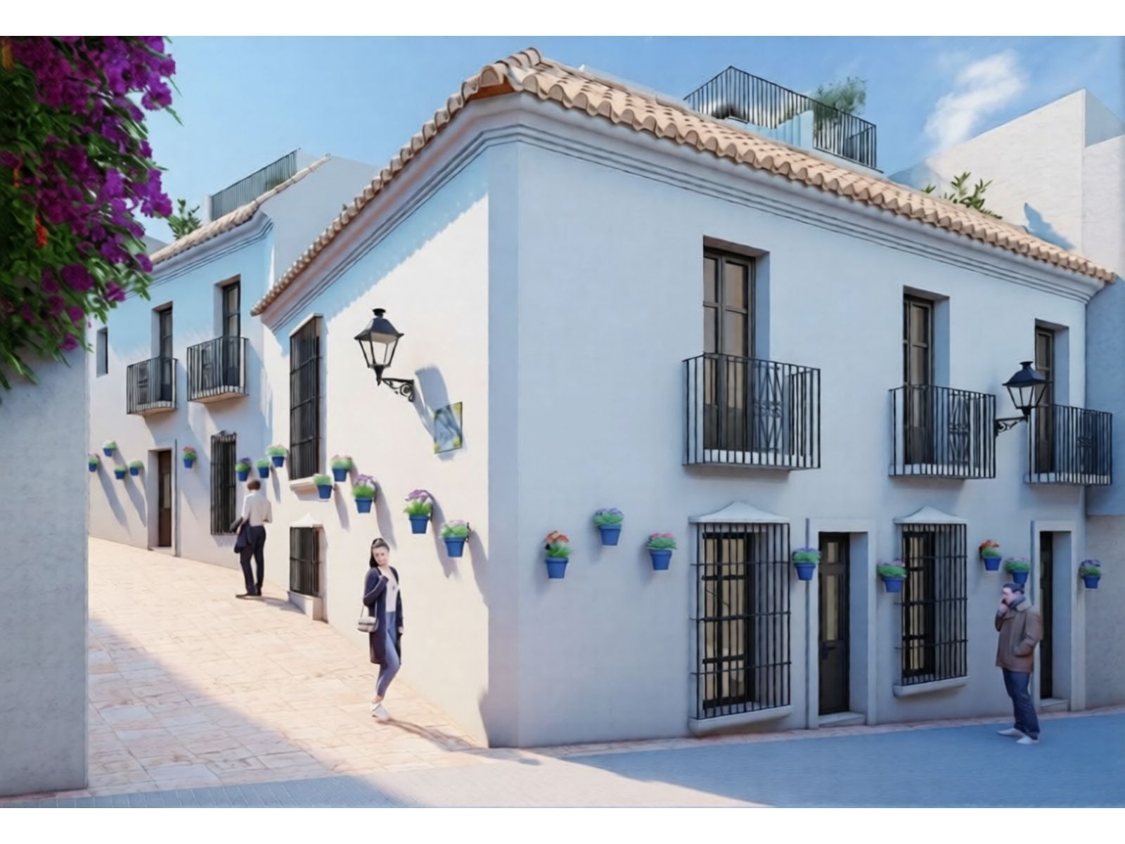 03 white walled townhouse